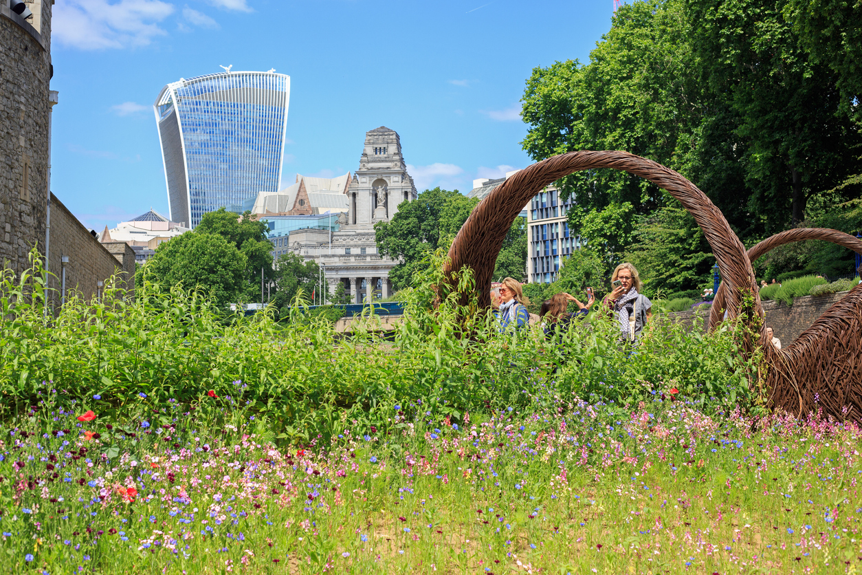 Willow Arch decor in Super bloom – Tower of London